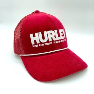 Hurley Edwards Adjustable Hat Burgundy